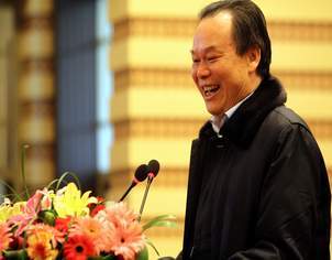 12月24日上午，北京大学校长周其凤院士演讲会在长沙市一中举行。图/记者殷建军