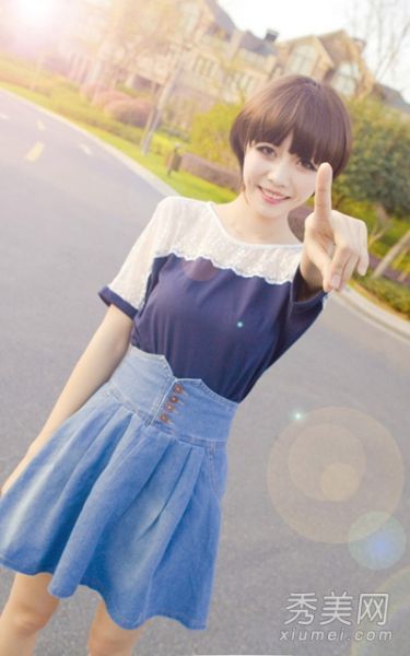 T恤+半身裙 初夏最IN显高显瘦穿搭(3)