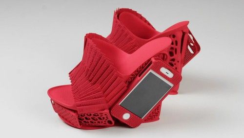 新配件 能携带iPhone上街的3D打印鞋子